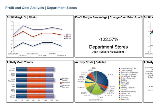 Oracle epm cloud profitability and cost management analysis consultants London